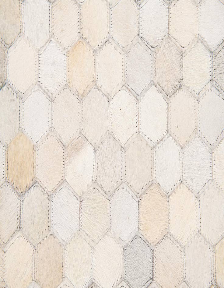 Detail image of  5' x 7' 8 Cowhide Stocks Rug