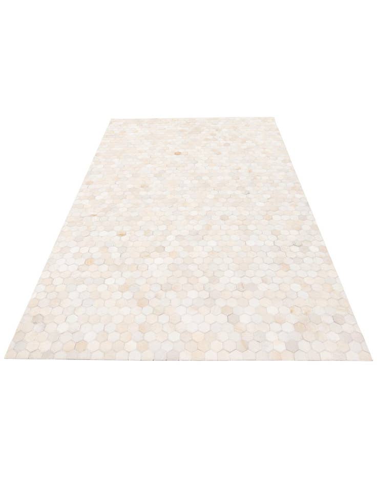 Detail image of  5' x 7' 10 Cowhide Stocks Rug