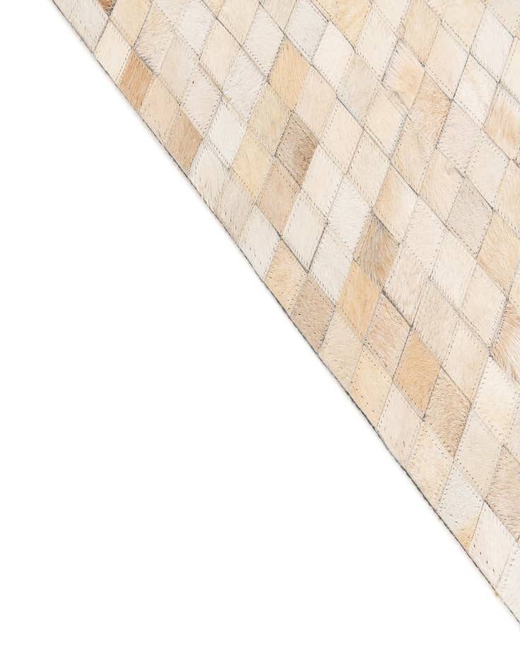 Detail image of  5' x 7' 11 Cowhide Stocks Rug