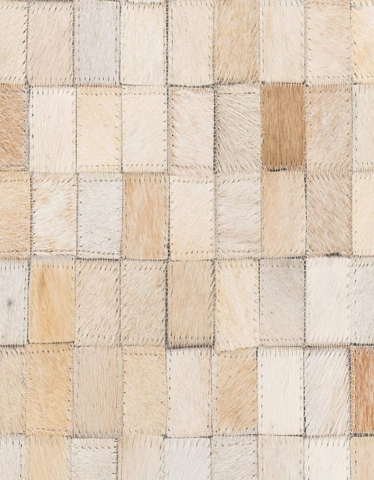 Detail image of  5' x 7' 11 Cowhide Stocks Rug