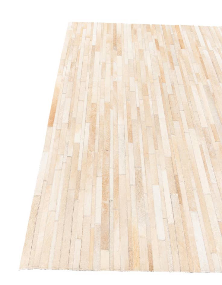 Detail image of  5' 1 x 7' 11 Cowhide Stocks Rug