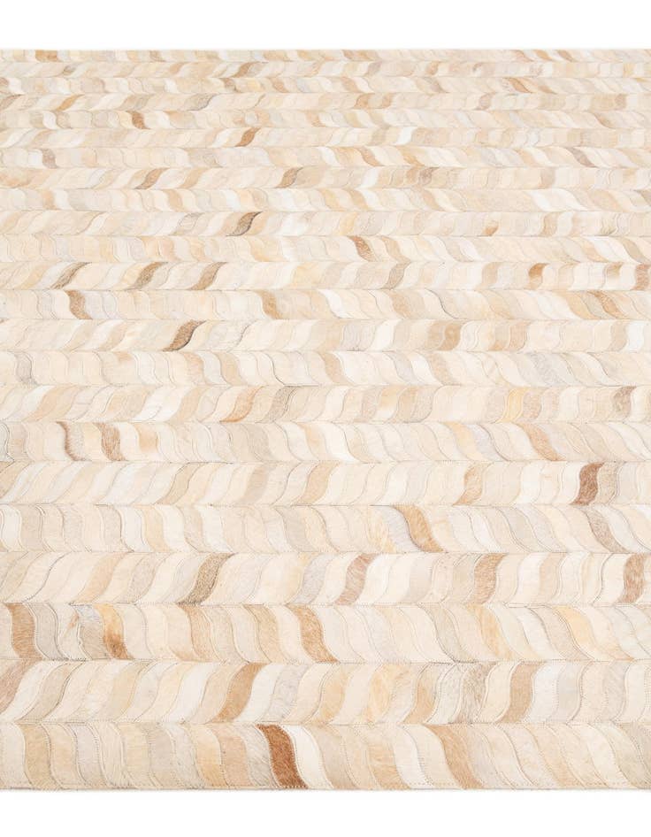 Detail image of  5' 8 x 7' 10 Cowhide Stocks Rug