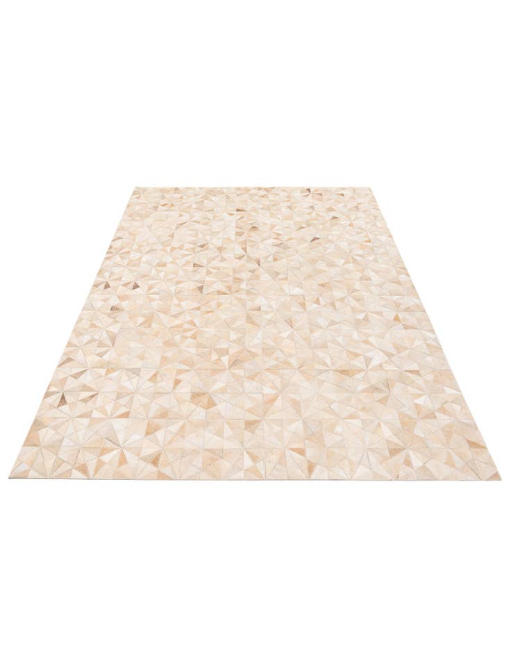 Detail image of  5' 9 x 7' 8 Cowhide Stocks Rug