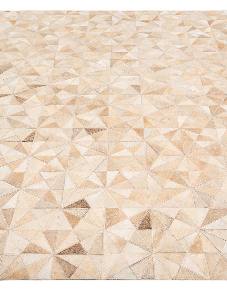 Detail image of  5' 9 x 7' 8 Cowhide Stocks Rug