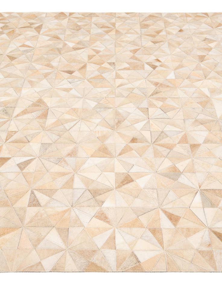 Detail image of  5' 8 x 7' 11 Cowhide Stocks Rug