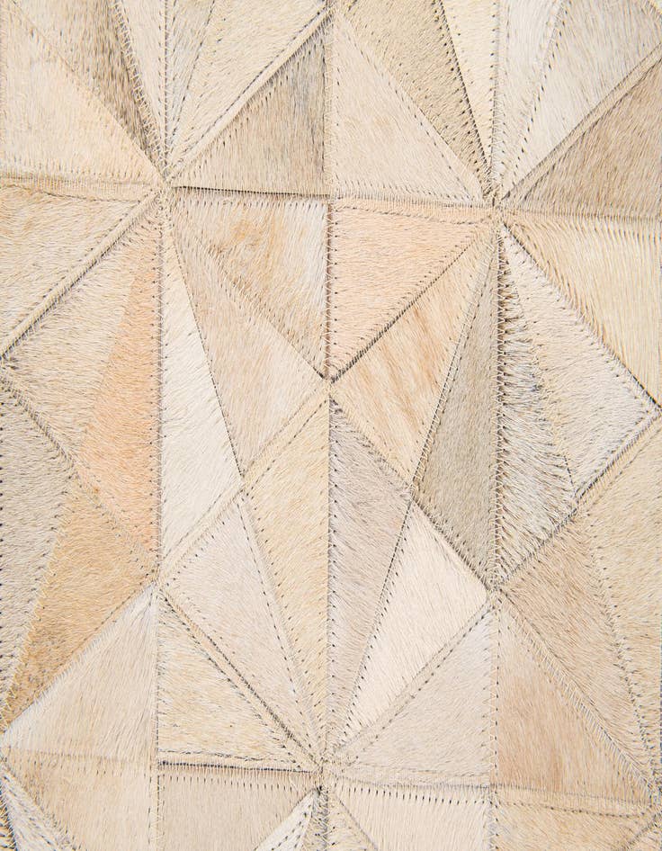 Detail image of  5' 8 x 7' 11 Cowhide Stocks Rug