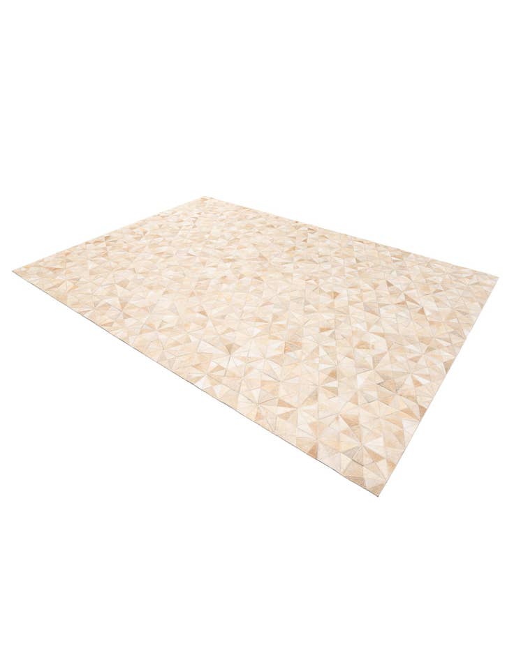 Detail image of  5' 8 x 7' 10 Cowhide Stocks Rug