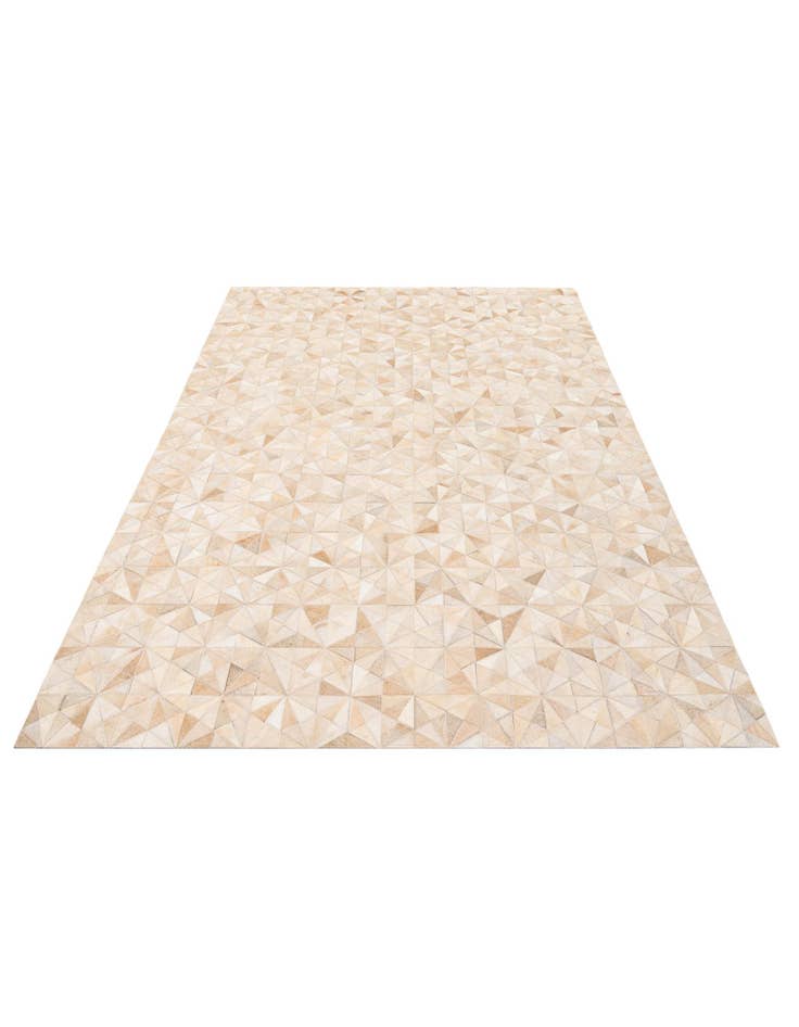 Detail image of  5' 8 x 7' 10 Cowhide Stocks Rug