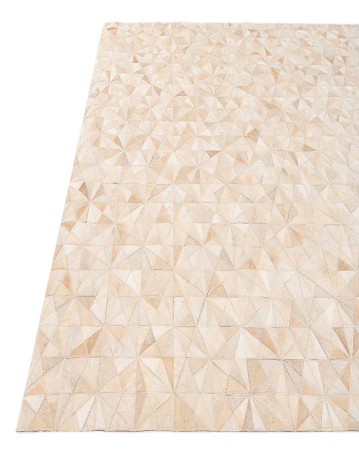 Detail image of  5' 8 x 7' 10 Cowhide Stocks Rug