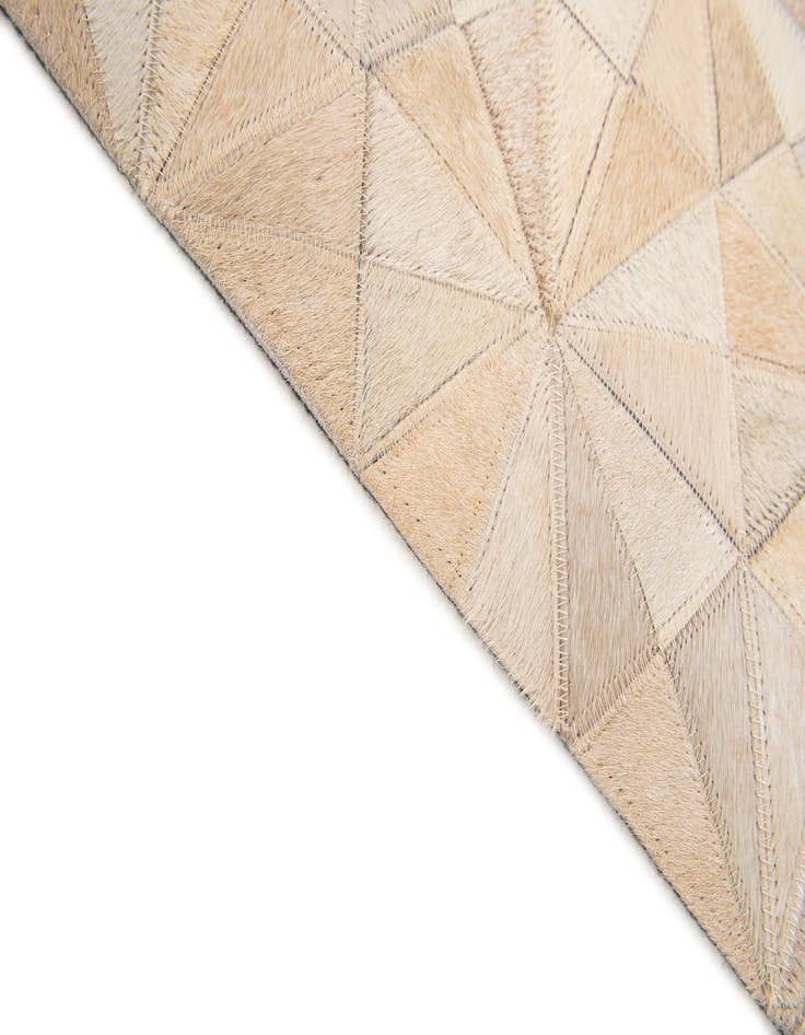 Detail image of  5' 8 x 7' 10 Cowhide Stocks Rug