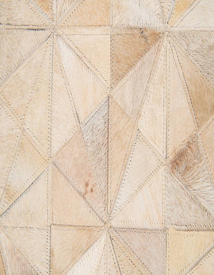 Detail image of  5' 8 x 7' 10 Cowhide Stocks Rug