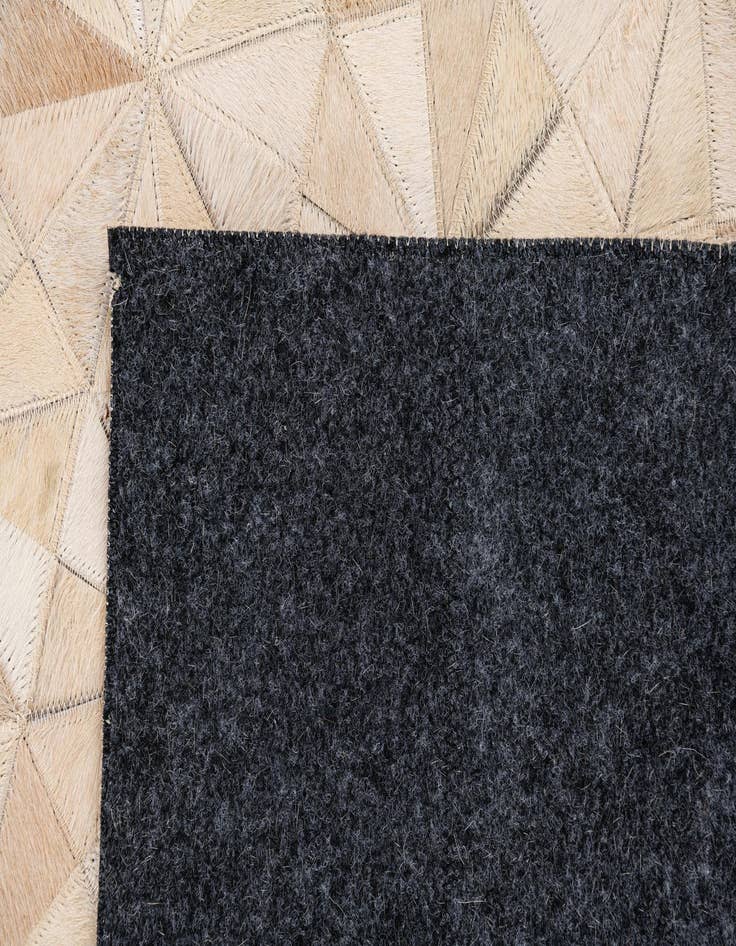 Detail image of  5' 8 x 7' 10 Cowhide Stocks Rug