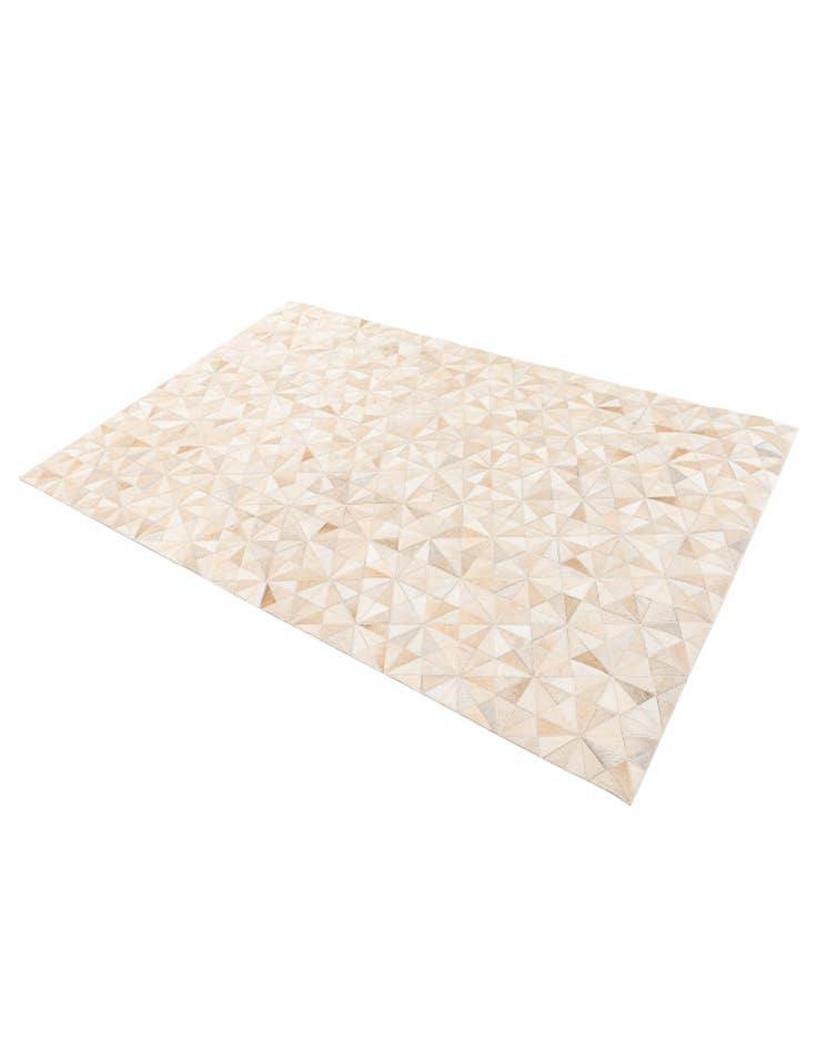 Detail image of  3' 11 x 6' Cowhide Stocks Rug