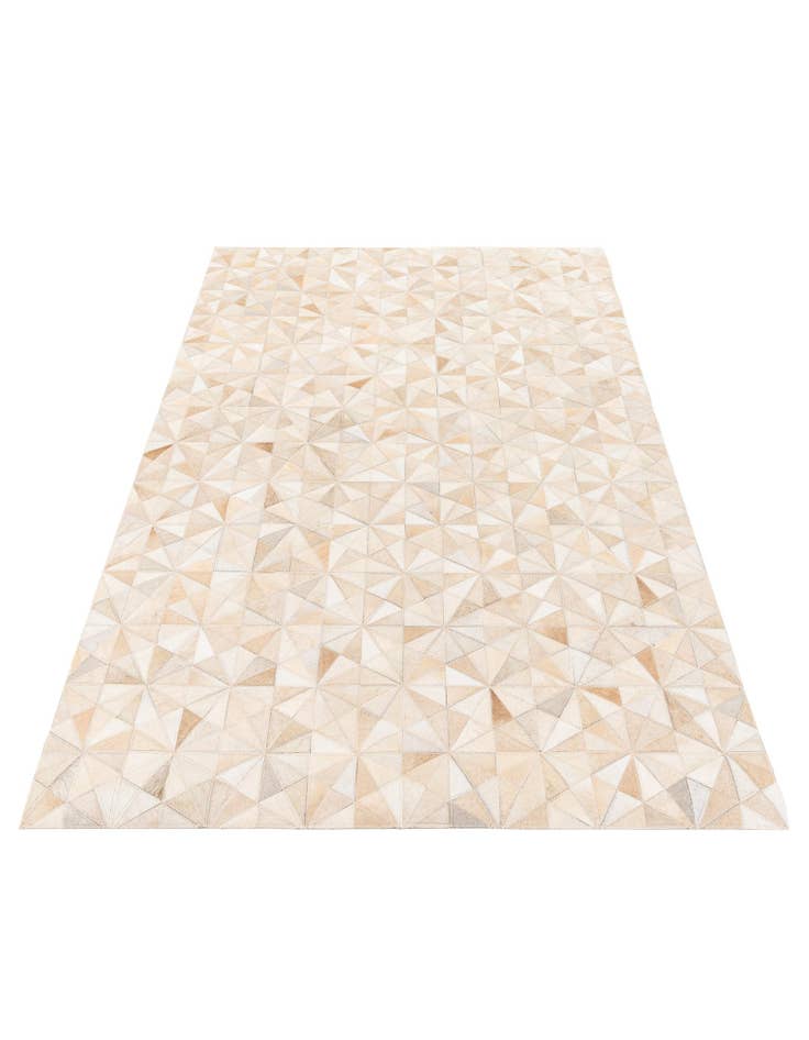 Detail image of  3' 11 x 6' Cowhide Stocks Rug