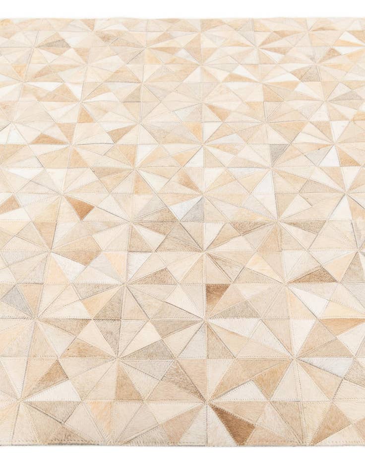 Detail image of  3' 11 x 6' Cowhide Stocks Rug