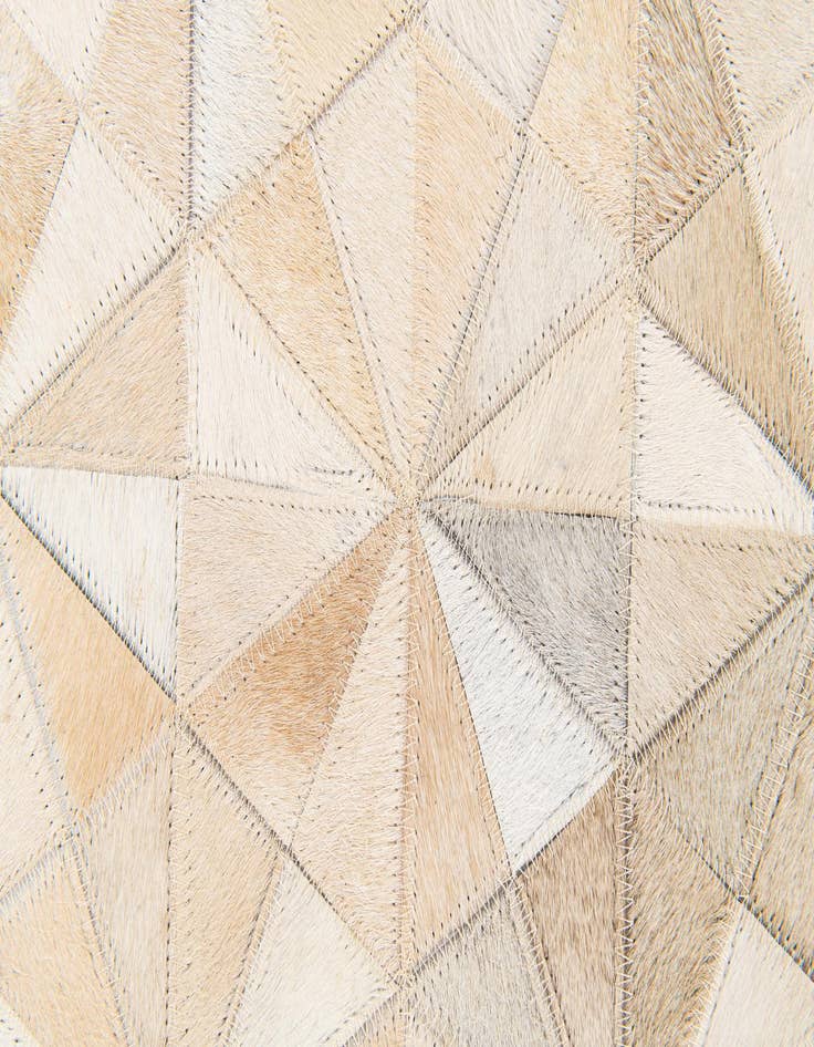 Detail image of  3' 11 x 6' Cowhide Stocks Rug