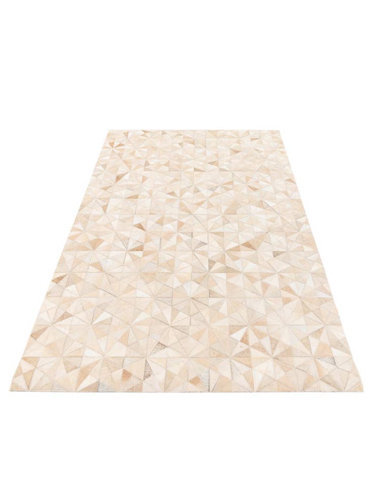 Detail image of  3' 11 x 6' 2 Cowhide Stocks Rug