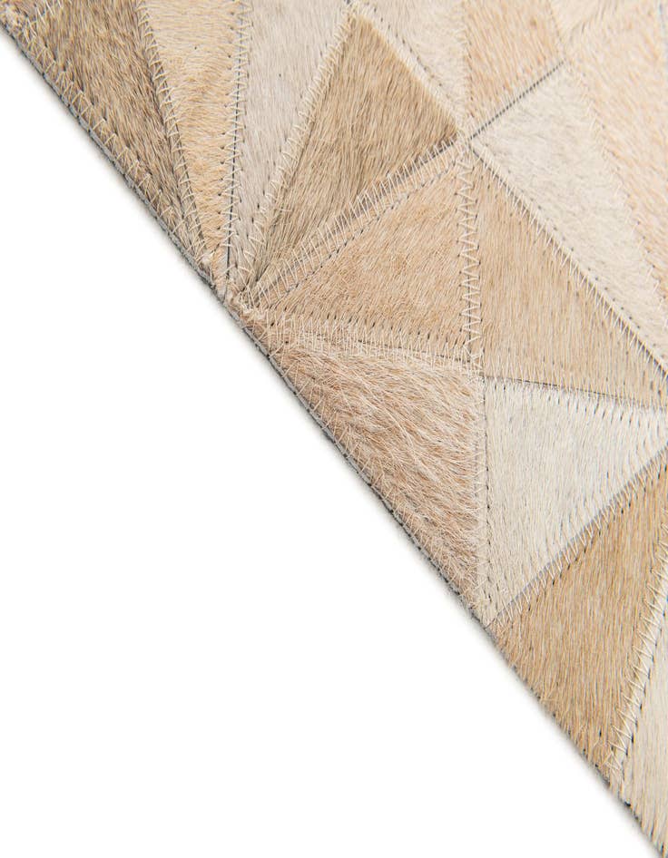 Detail image of  3' 11 x 6' 2 Cowhide Stocks Rug