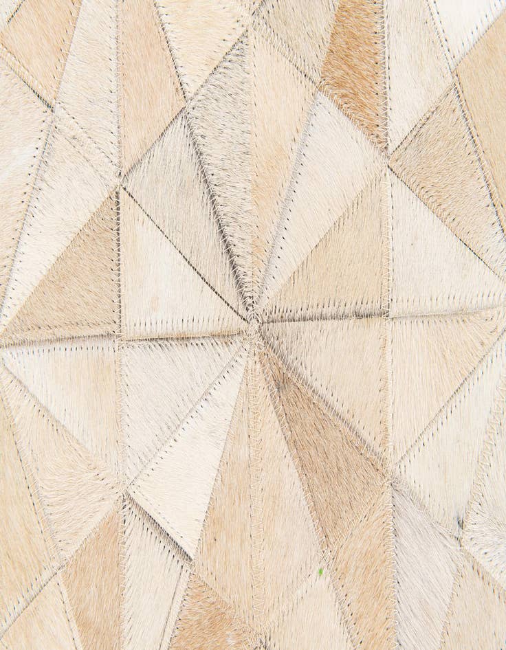 Detail image of  3' 11 x 6' 2 Cowhide Stocks Rug