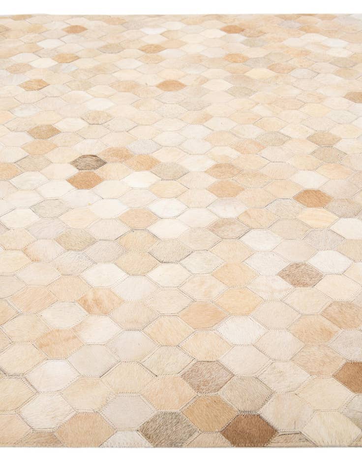 Detail image of  4' x 6' Cowhide Stocks Rug