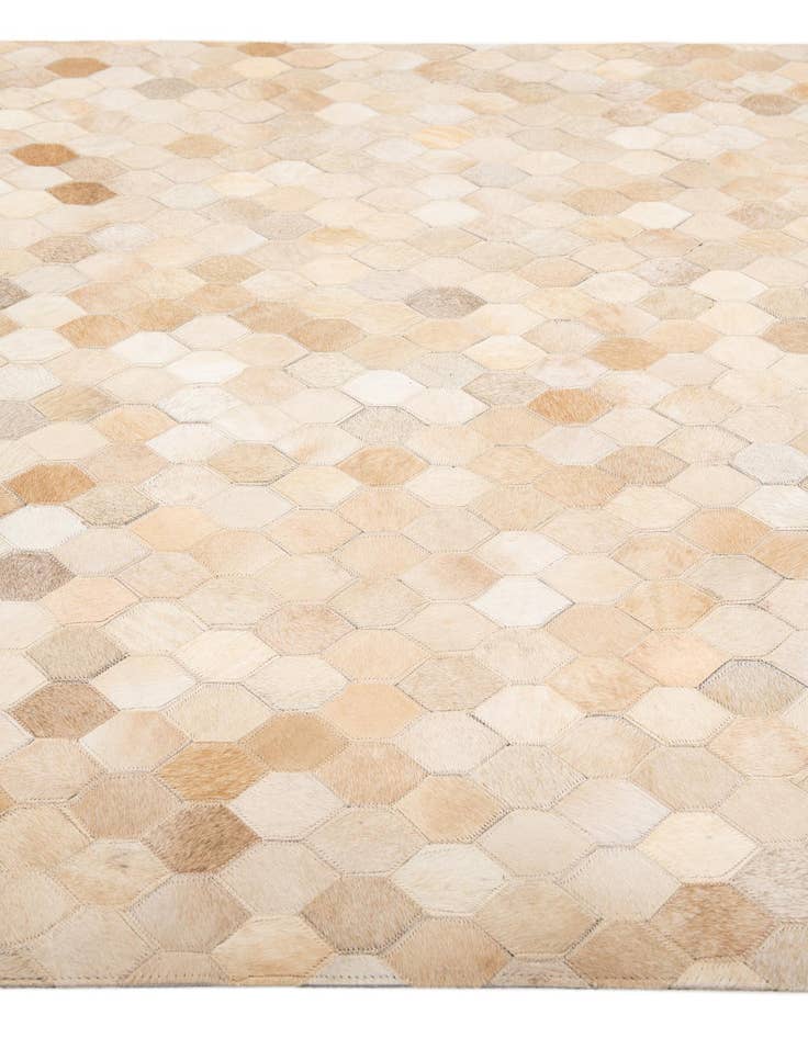 Detail image of  4' x 6' Cowhide Stocks Rug