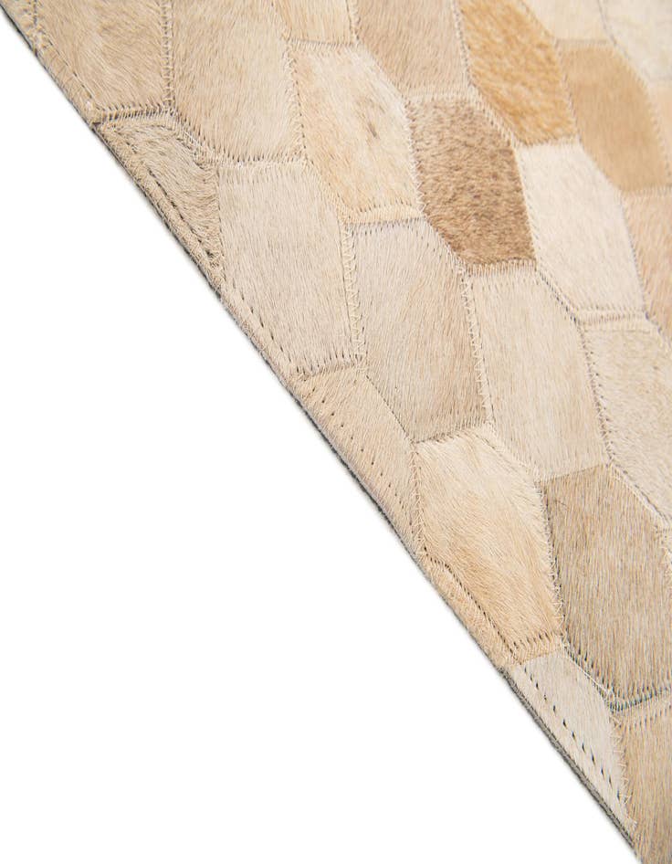 Detail image of  4' x 6' Cowhide Stocks Rug