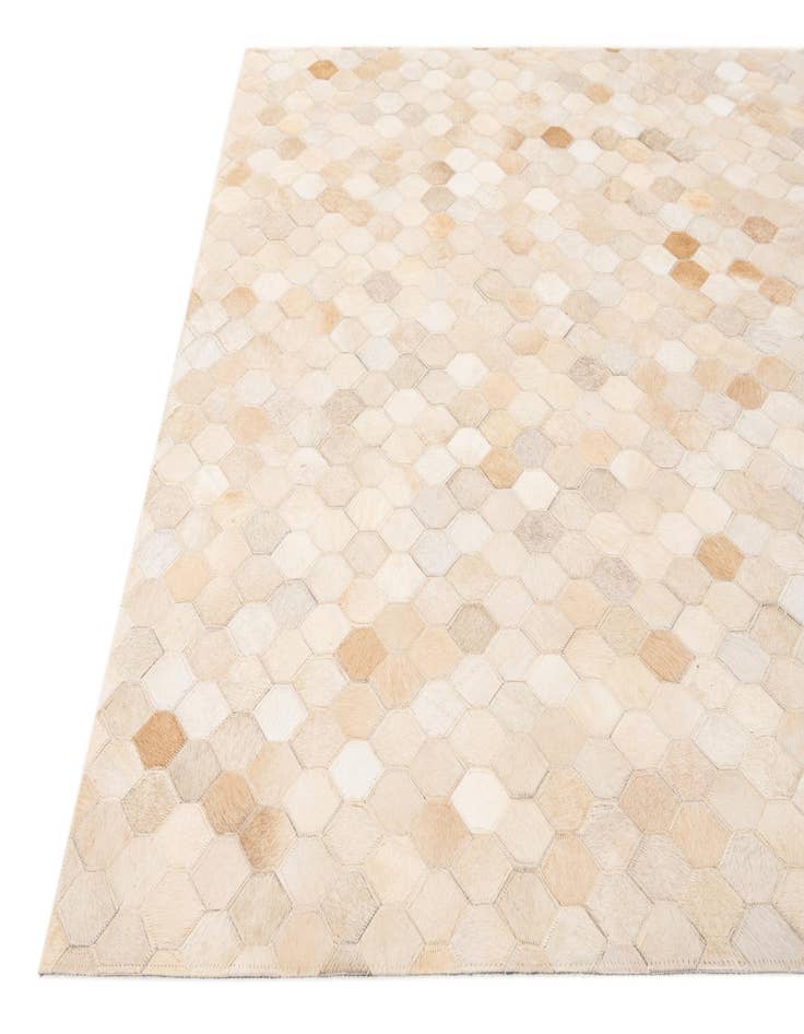 Detail image of  3' 11 x 5' 11 Cowhide Stocks Rug