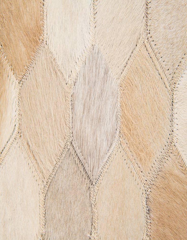 Detail image of  3' 11 x 5' 11 Cowhide Stocks Rug