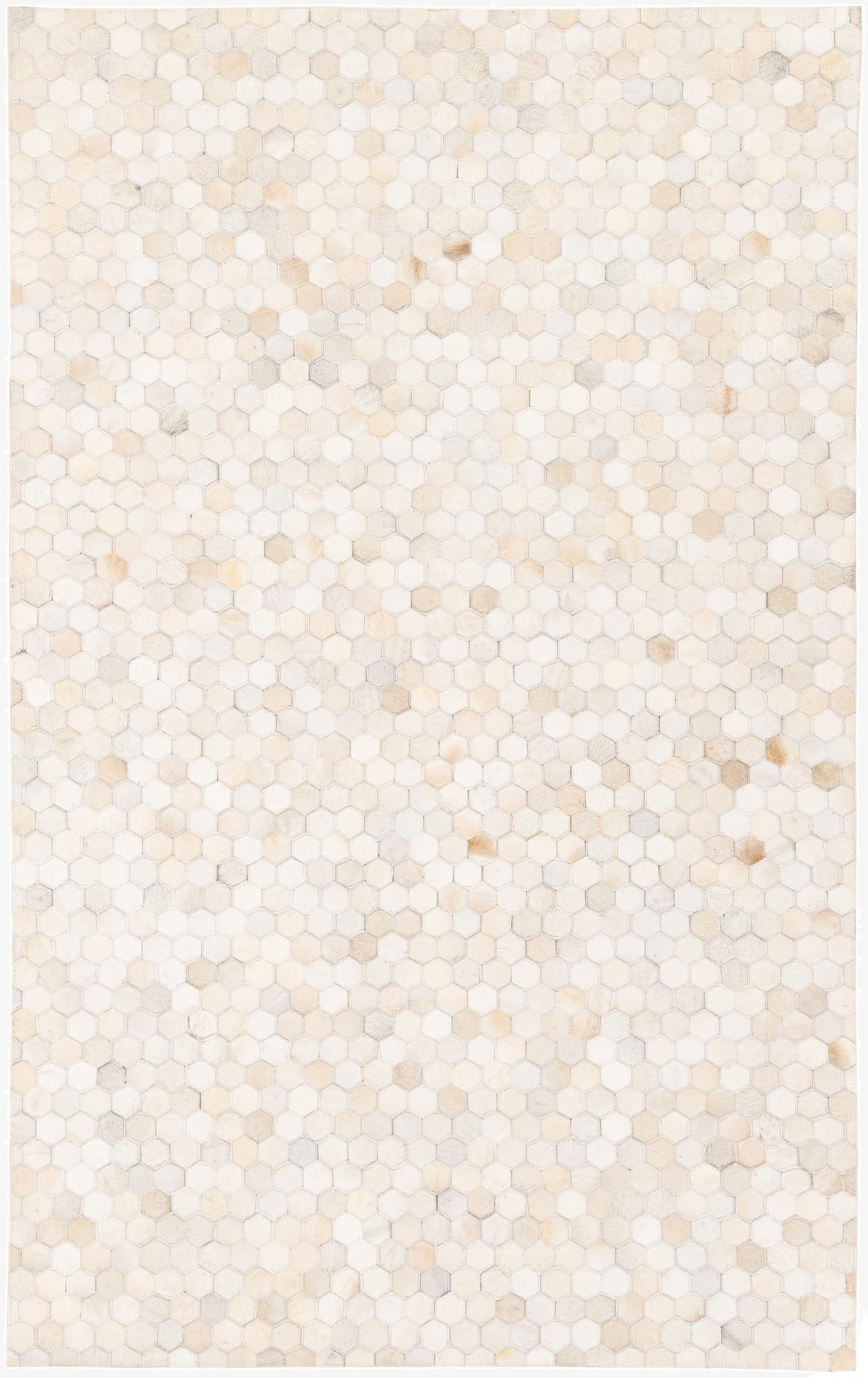  4' 10 x 7' 10 Cowhide Stocks Rug