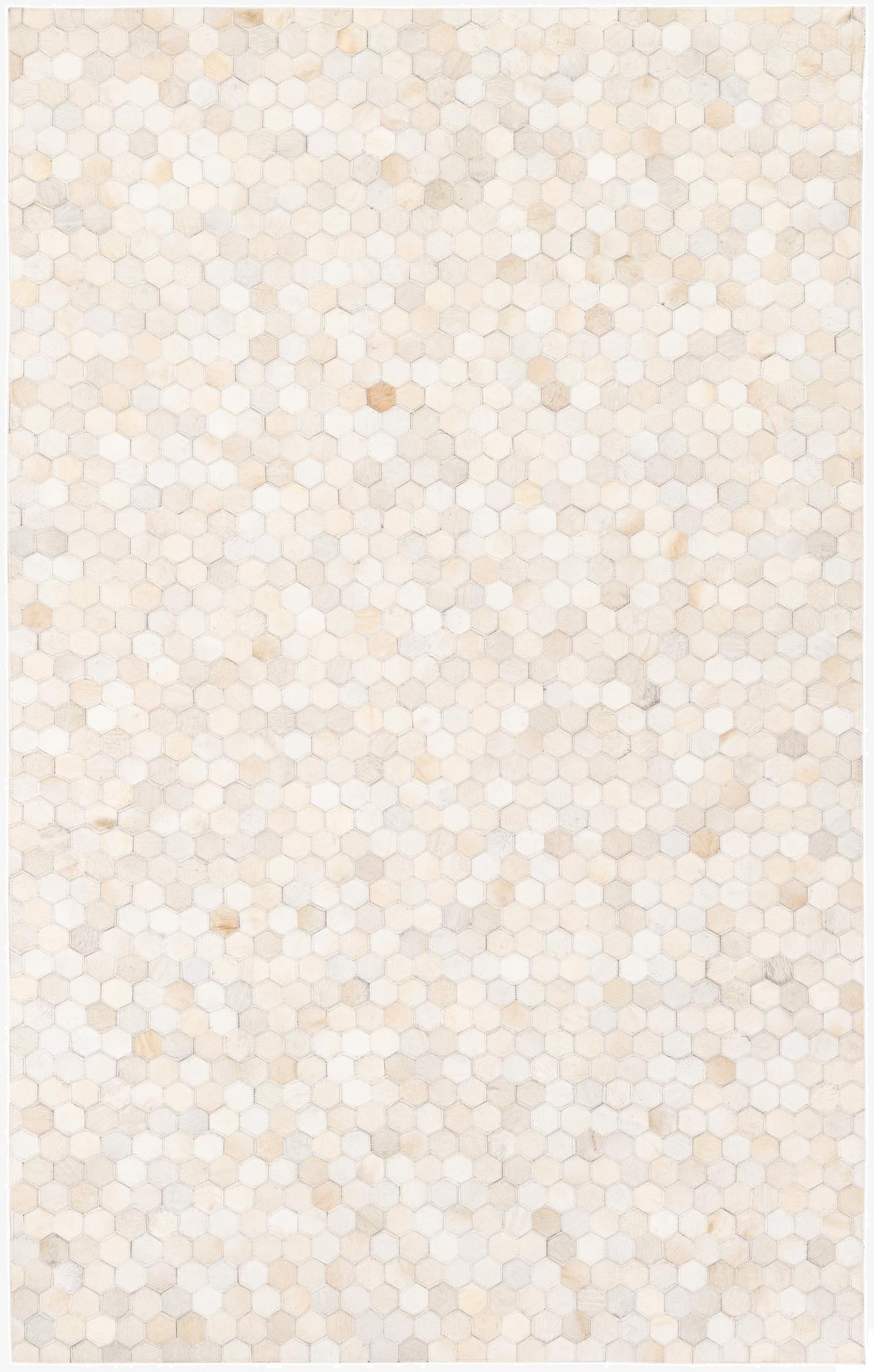  5' x 7' 10 Cowhide Stocks Rug