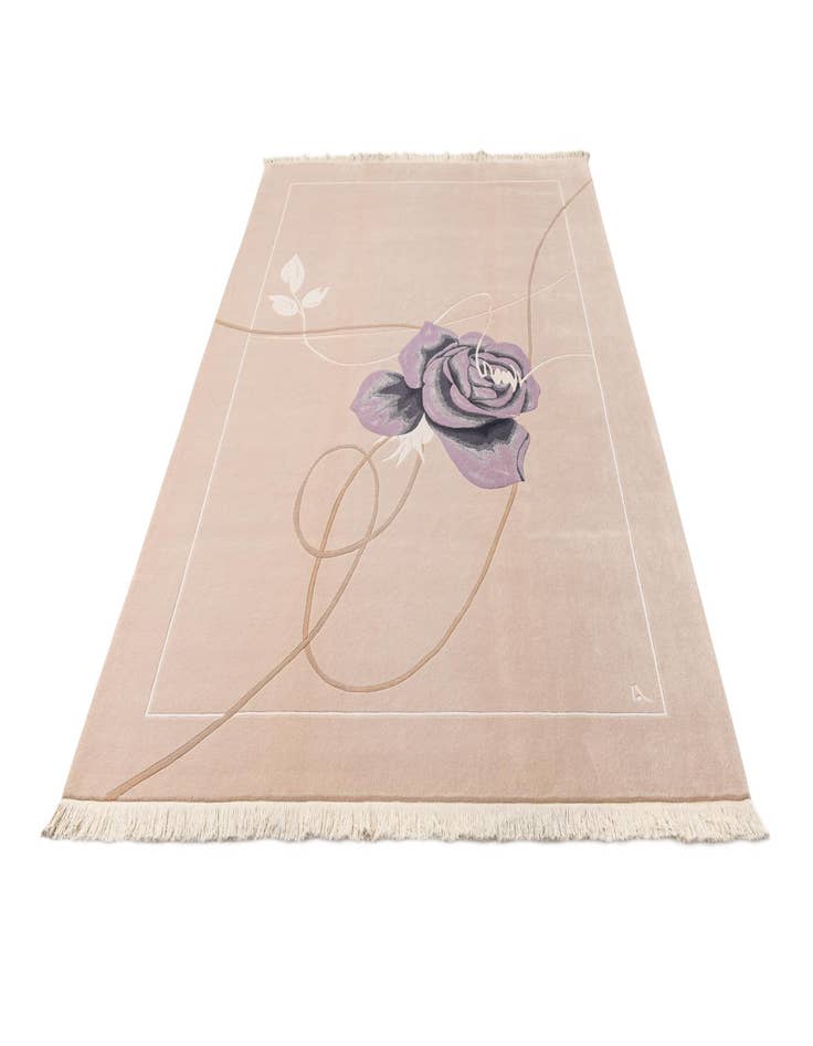 Detail image of  6' 8 x 9' 11  Hand Knotted Darya Wool Rug