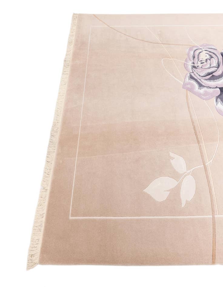 Detail image of  6' 8 x 9' 11  Hand Knotted Darya Wool Rug