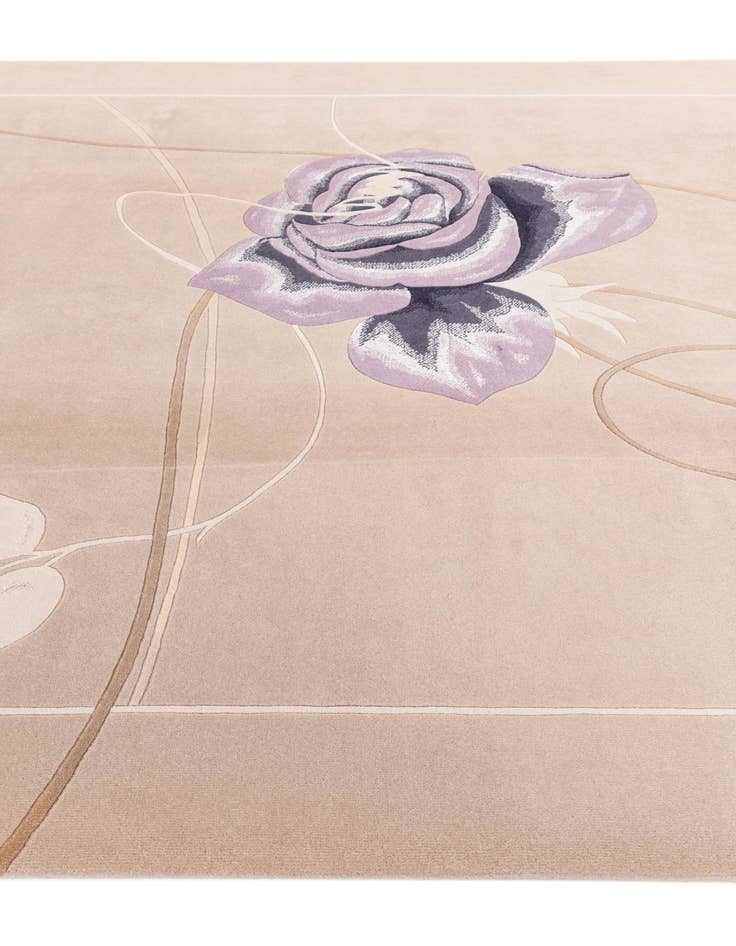 Detail image of  6' 8 x 9' 11  Hand Knotted Darya Wool Rug