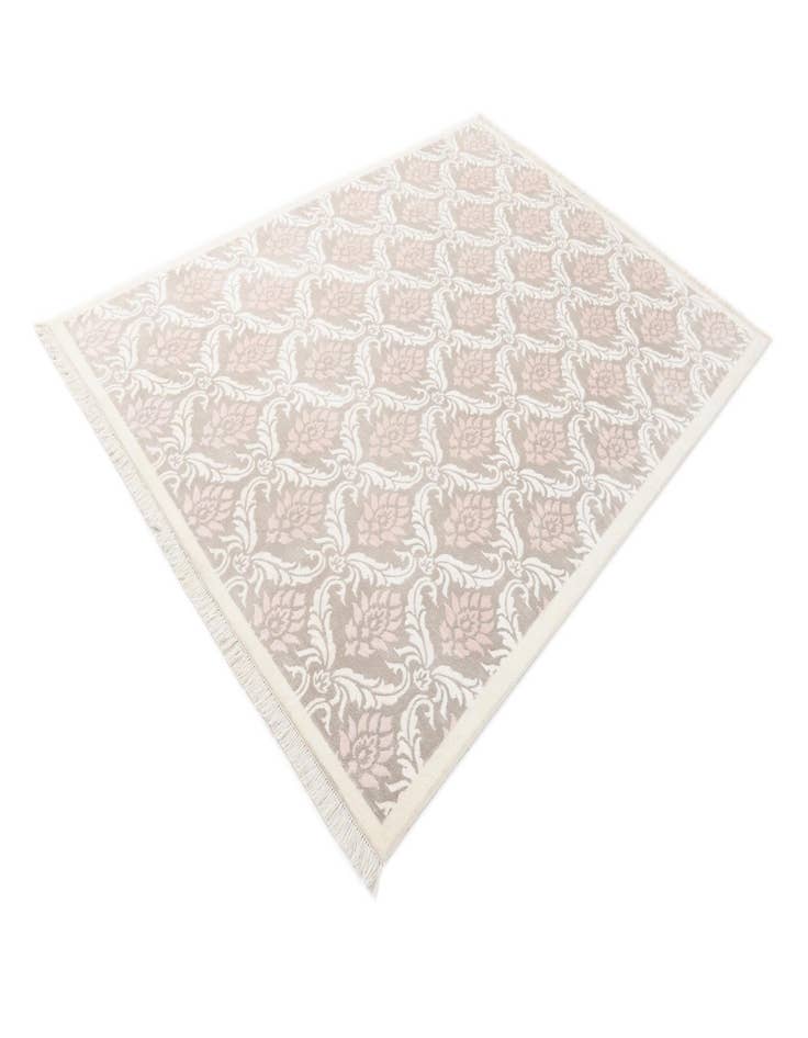 Detail image of  6' 9 x 10'  Hand Knotted Darya Wool Rug