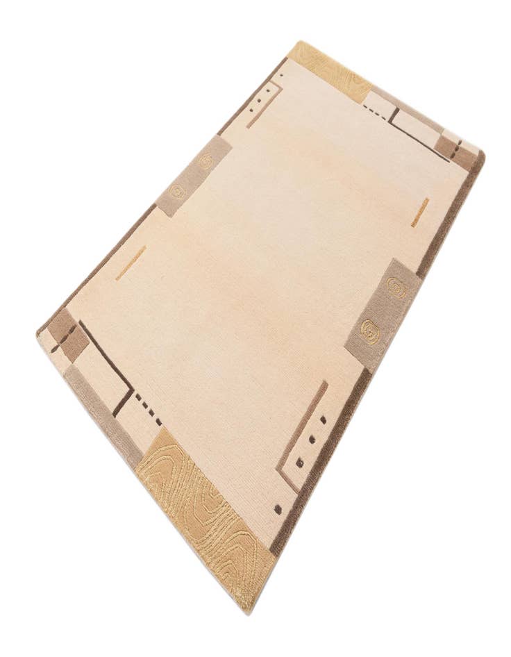 Detail image of  2' 10 x 4' 10  Hand Knotted Darya Wool Rug