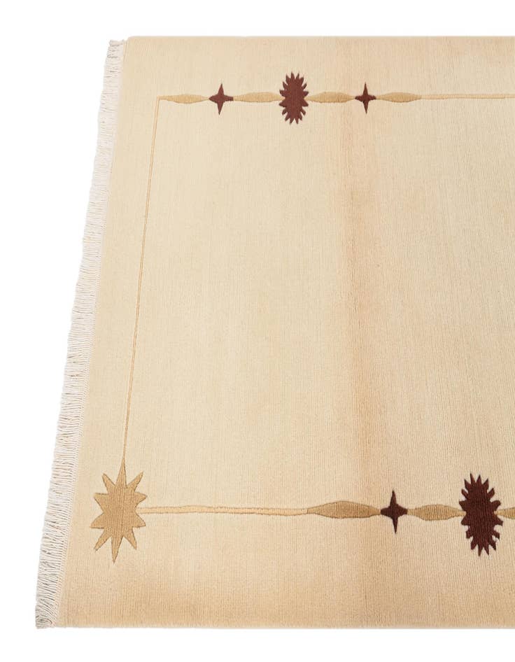 Detail image of  3' x 4' 10  Hand Knotted Darya Wool Rug