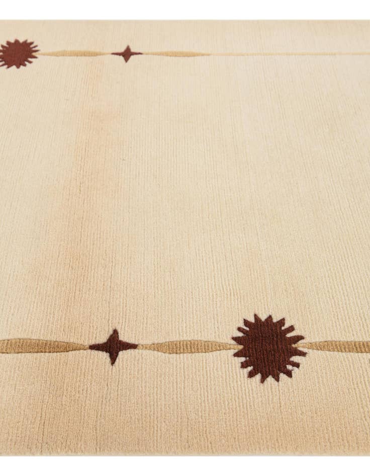 Detail image of  3' x 4' 10  Hand Knotted Darya Wool Rug