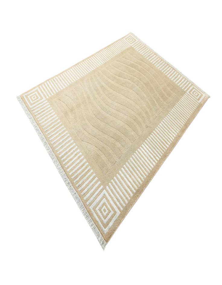 Detail image of  5' 8 x 7' 10  Hand Knotted Darya Wool Rug