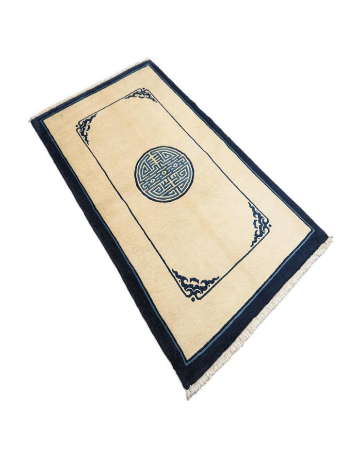 Detail image of  3' 1 x 5' 1  Hand Knotted Darya Rug