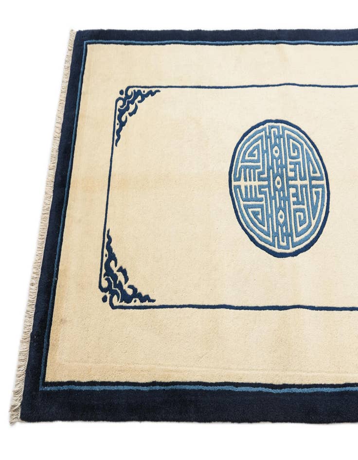 Detail image of  3' 1 x 5' 1  Hand Knotted Darya Rug