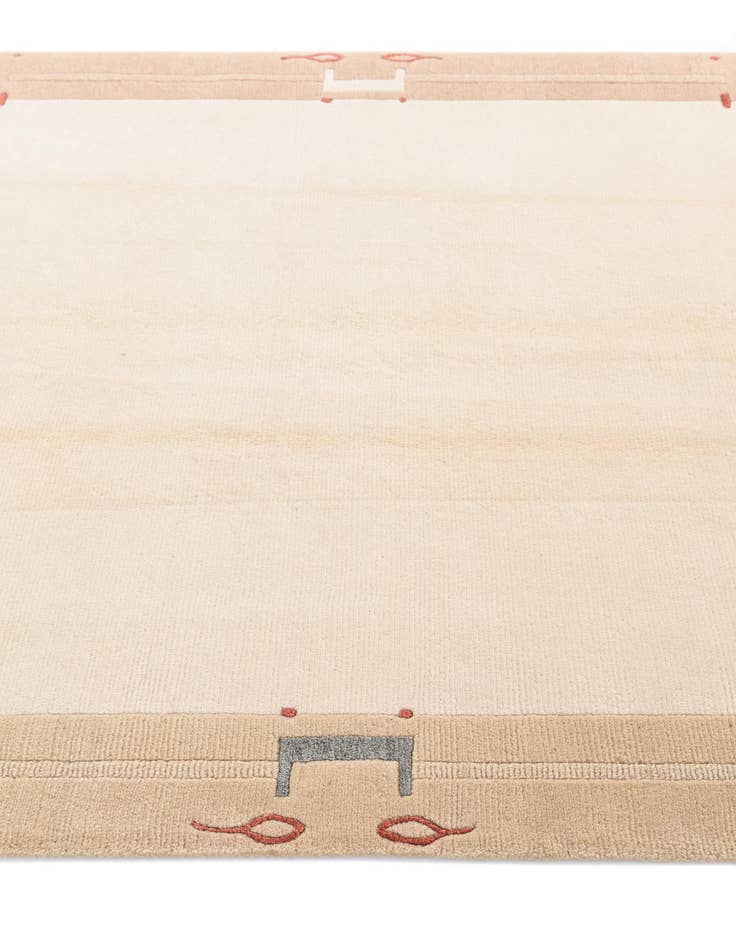 Detail image of  4' 7 x 6' 9  Hand Knotted Darya Wool Rug