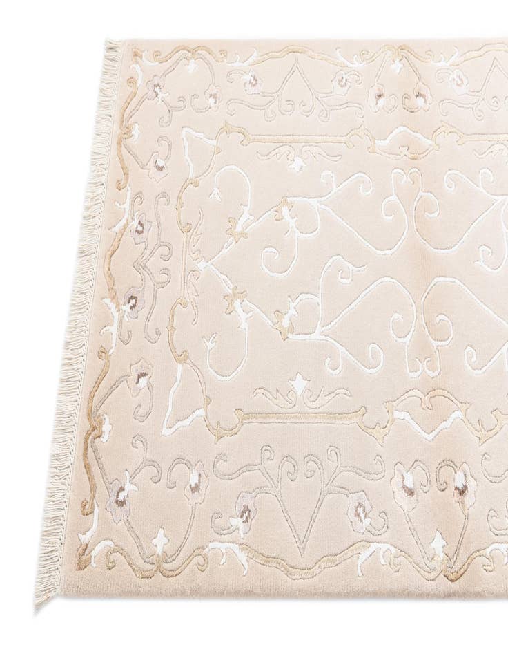 Detail image of  2' 8 x 5'  Hand Knotted Darya Wool Rug