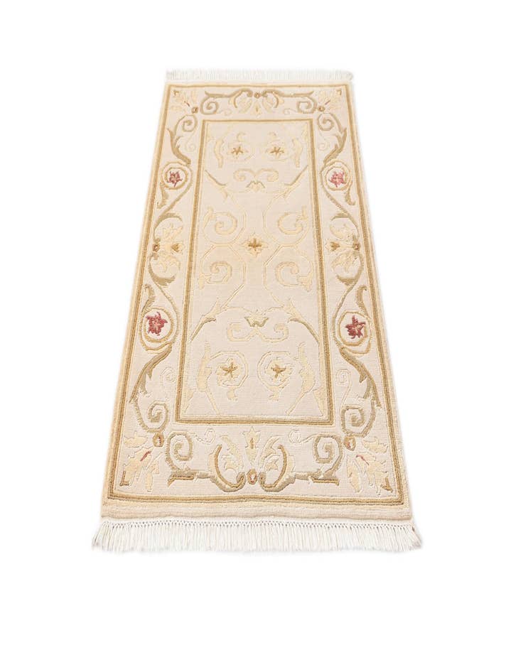 Detail image of  2' 9 x 4' 7  Hand Knotted Darya Rug