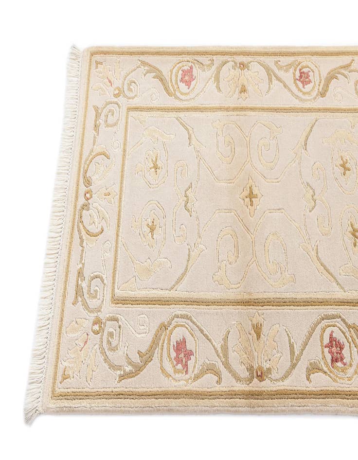 Detail image of  2' 9 x 4' 7  Hand Knotted Darya Rug