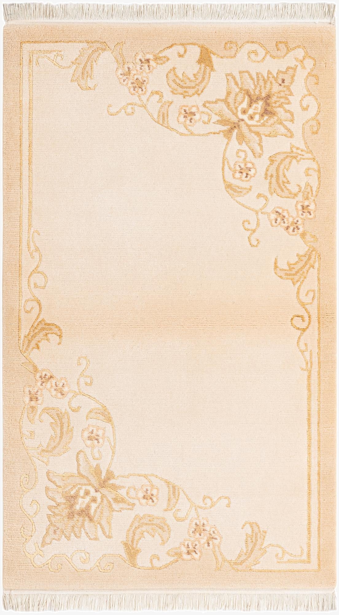  2' 8 x 4' 6  Hand Knotted Darya Wool Rug