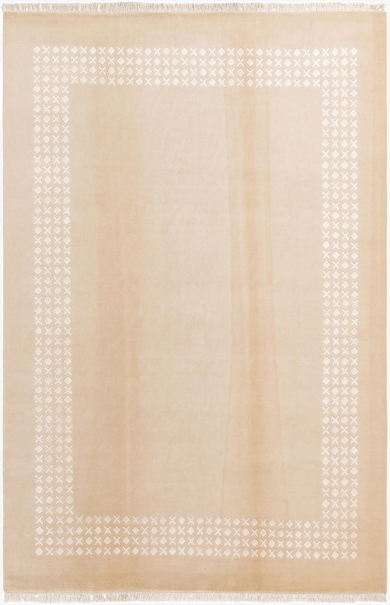  6' 7 x 9' 11  Hand Knotted Darya Wool Rug