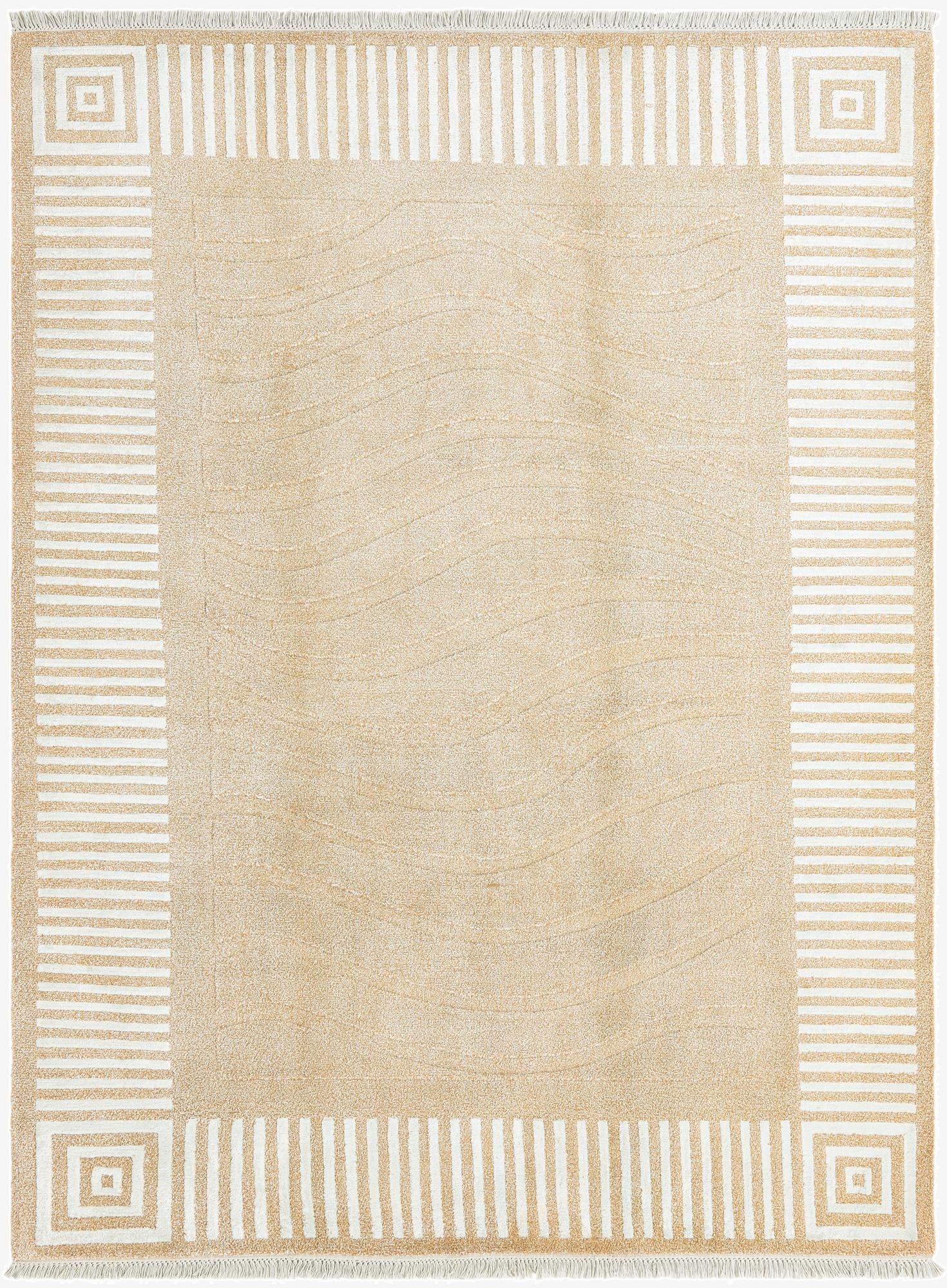  5' 8 x 7' 10  Hand Knotted Darya Wool Rug