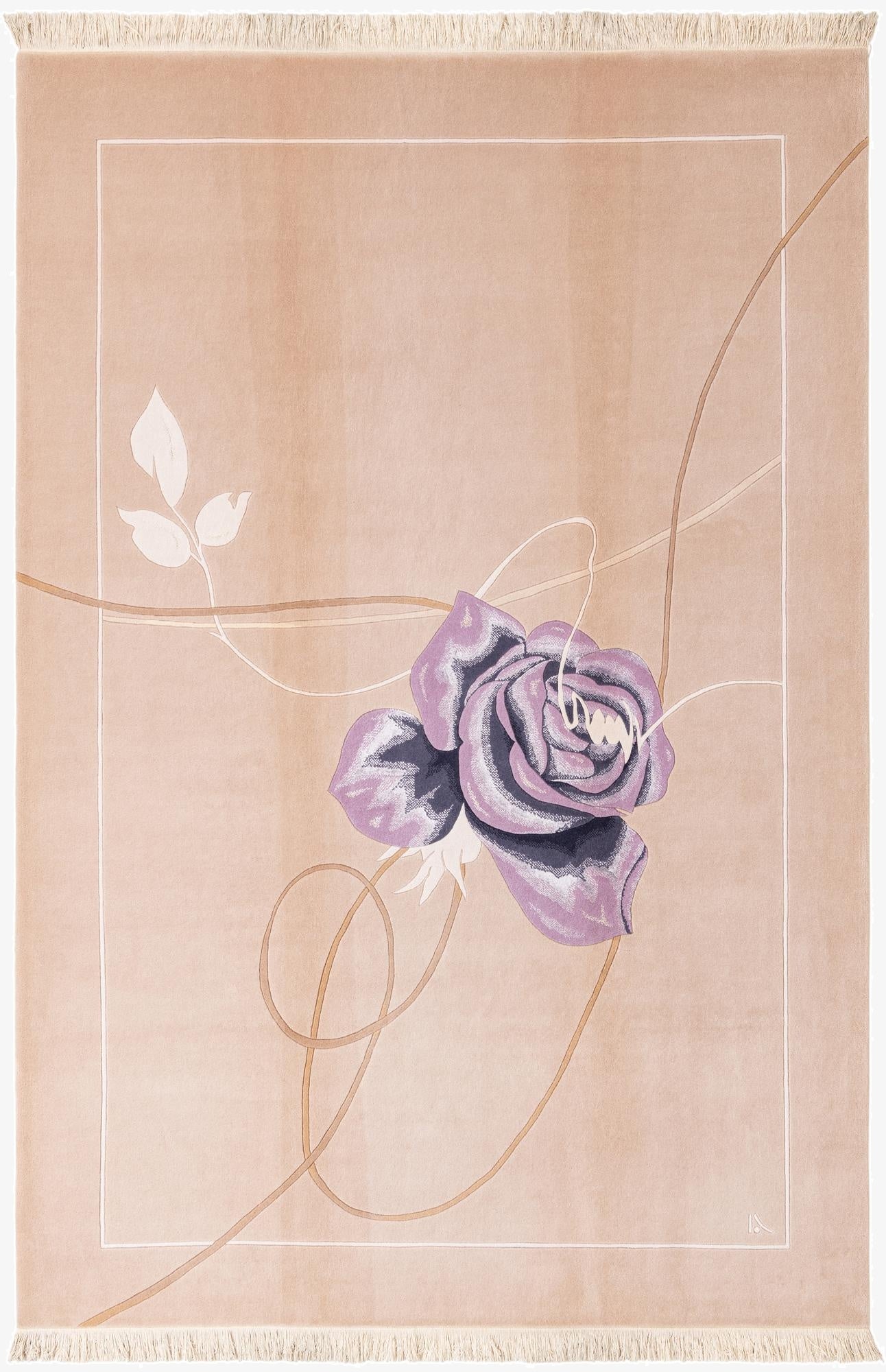  6' 8 x 9' 11  Hand Knotted Darya Wool Rug