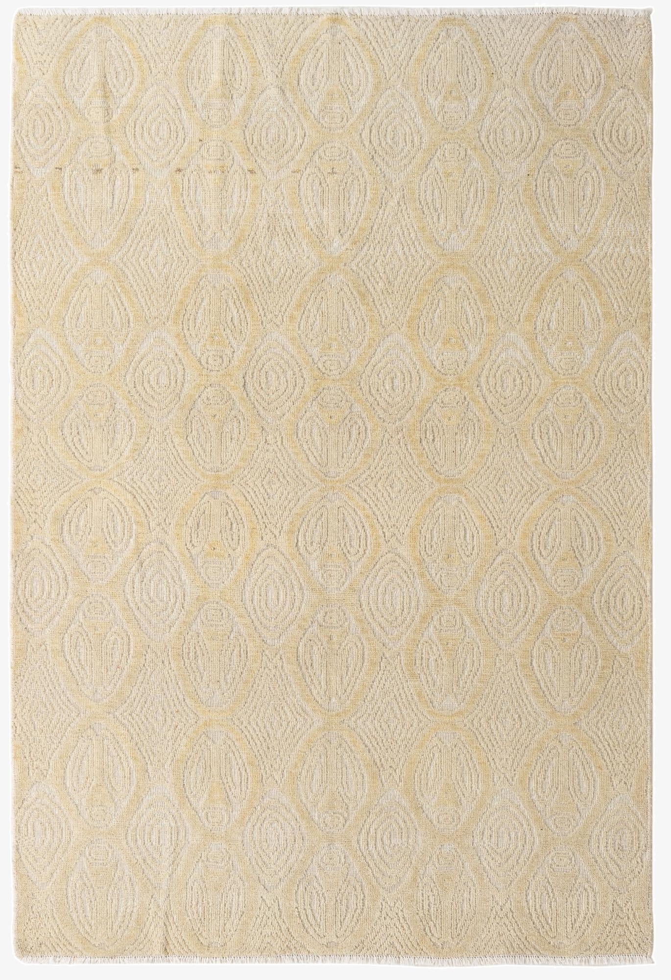  5' 6 x 8' 2  Hand Knotted Darya Wool Rug
