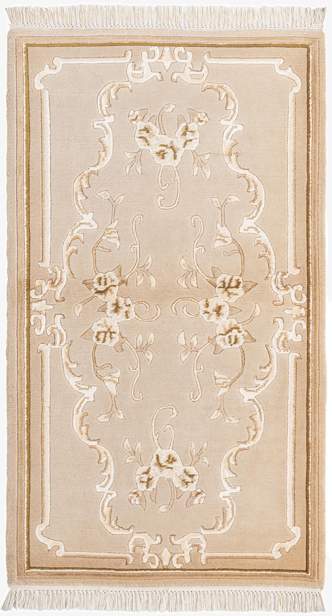  2' 9 x 4' 10  Hand Knotted Darya Wool Rug